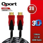 QPORT Q-HDMI TO DVI TO HDMI3 1.4 3D 3MT ALTIN UÇLU | Mb Teknoloji | Bilgisayar Elektronik Gaming Ekipmanlar | 2332712001227 | QPORT Q-HDMI TO DVI TO HDMI3 1.4 3D 3MT ALTIN UÇLU2332712001227Mb Teknoloji | Bilgisayar Elektronik Gaming EkipmanlarB03109KablolarQport