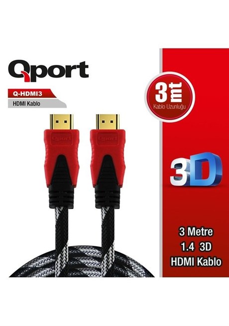 Mb Teknoloji | Bilgisayar Elektronik Gaming Ekipmanlar | QPORT Q-HDMI TO DVI TO HDMI3 1.4 3D 3MT ALTIN UÇLU | QPORT Q-HDMI TO DVI TO HDMI3 1.4 3D 3MT ALTIN UÇLU | QPORT Q-HDMI TO DVI TO HDMI3 1.4 3D 3MT ALTIN UÇLU | 2332712001227 | Mb Teknoloji | Bilgisayar Elektronik Gaming Ekipmanlar | B03109 | Kablolar | Qport | MB Teknoloji Gaming Ürünler Bilgisayar Parç