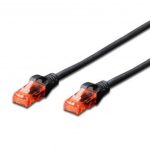 DIGITUS DK-1617-0025/BL CAT6 PATCH KABLO SİYAH 0
