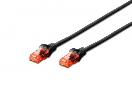 DIGITUS DK-1617-0025/BL CAT6 PATCH KABLO SİYAH 0