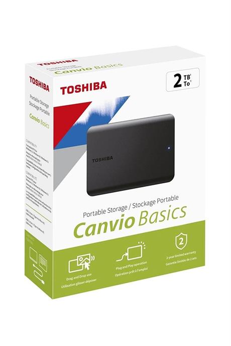Mb Teknoloji | Bilgisayar Elektronik Gaming Ekipmanlar | TOSHIBA 2TB CANVIO BASICS 2.5'' USB3.2  HDTB520EK3AA (USB2.0 UYUMLU) | TOSHIBA 2TB CANVIO BASICS 2.5'' USB3.2  HDTB520EK3AA (USB2.0 UYUMLU) | TOSHIBA 2TB CANVIO BASICS 2.5'' USB3.2  HDTB520EK3AA (USB2.0 UYUMLU) | 2332712008622 | Mb Teknoloji | Bilgisayar Elektronik Gaming Ekipmanlar | B04658 | HDD Sabit Disk | Toshiba |