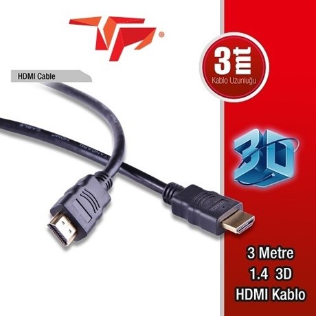 Mb Teknoloji | Bilgisayar Elektronik Gaming Ekipmanlar | TP TP-HDMI3 3METRE HDMI GÖRÜNTÜ KABLOSU 3D 1.4V | TP TP-HDMI3 3METRE HDMI GÖRÜNTÜ KABLOSU 3D 1.4V | TP TP-HDMI3 3METRE HDMI GÖRÜNTÜ KABLOSU 3D 1.4V | 2332712004990 | Mb Teknoloji | Bilgisayar Elektronik Gaming Ekipmanlar | B04435 | Kablolar | Başoda | MB Teknoloji Gaming Ürünler Bilgisayar Parçaları