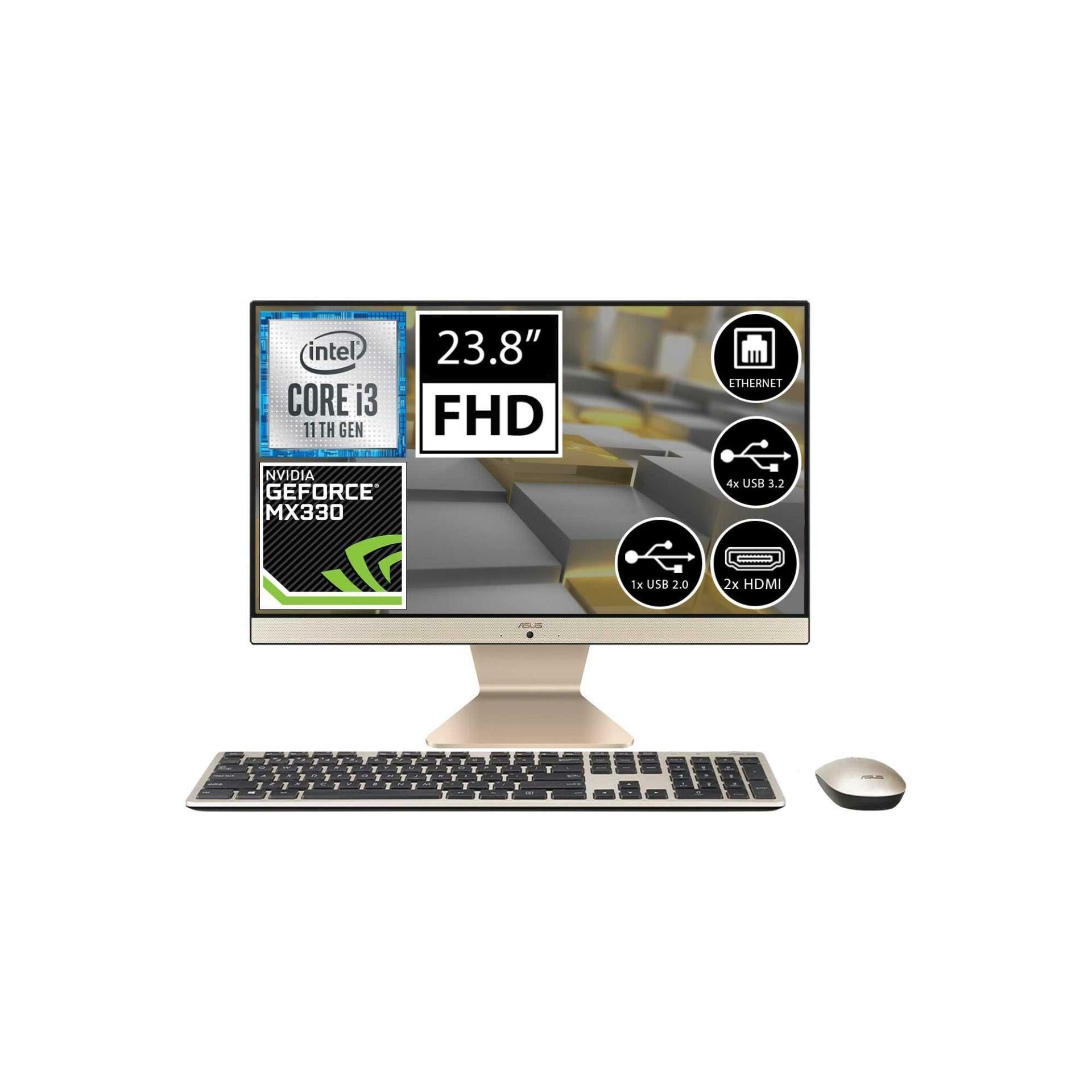 Asus V241EPK-BA050M i3-1115G4 8 GB 256 GB SSD MX330 23.8" Full HD All in One PC