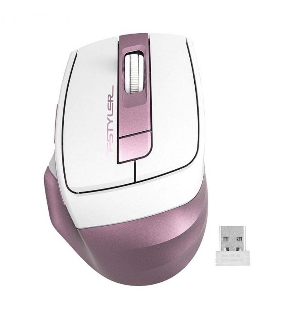 A4 TECH FG35 KABLOSUZ 2000dpi OPTIC PEMBE/BEYAZ MOUSE