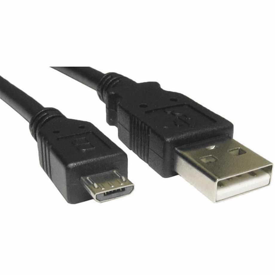 ASSMANN USB CONNECTİON CABLE TYPE A-MİCROB M/M 3.0M USB 2.0 - Görsel 2