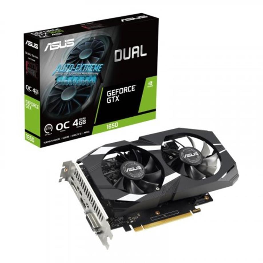 ASUS NVIDIA GEFORCE DUAL GTX1650-4GB 128Bit GDDR5 (DX12) PCI-E 3.0-(DUAL-GTX1650-4G) EKRAN KARTI