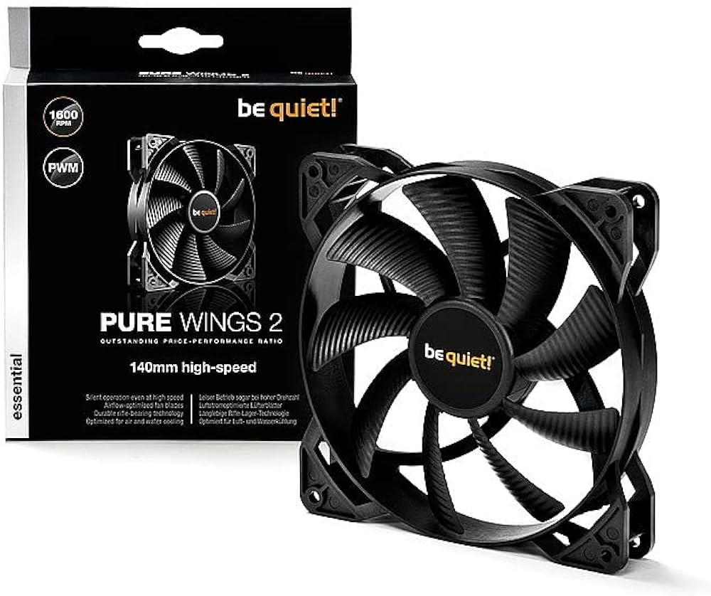 BE QUİET BL083 PURE WINGS 2 140MM 4 PİN PWM KASA TAHLİYE FANI - Görsel 3