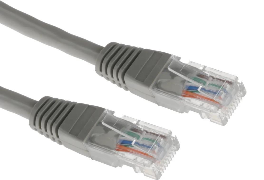 CAT5e 2MT ETHERNET KABLOSU GRİ - Görsel 2
