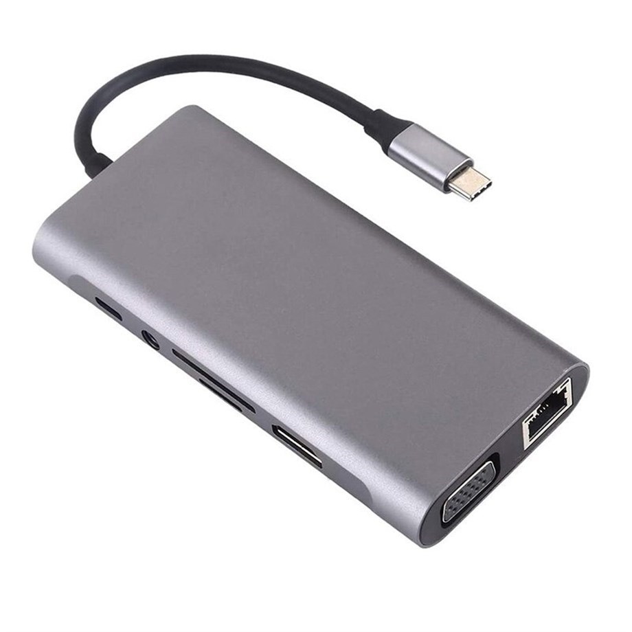 CODEGEN CDG-CNV49 USB 3.0 /HDMI /VGA /TYPE-C /RJ45 HUB - Görsel 3