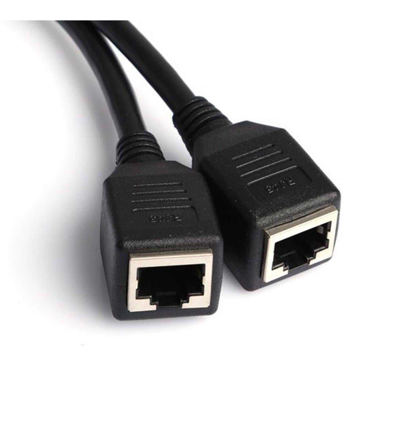 BSD DK-AC-NTBX2 RJ45 ETHERNET LAN GENİŞLETİLMİŞ SPLİTTER KABLOSU
