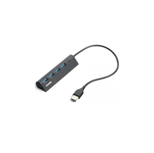 BSD DK-AC-USB346 4PORT USB 3.0 SİYAH USB ÇOKLAYICI HUB