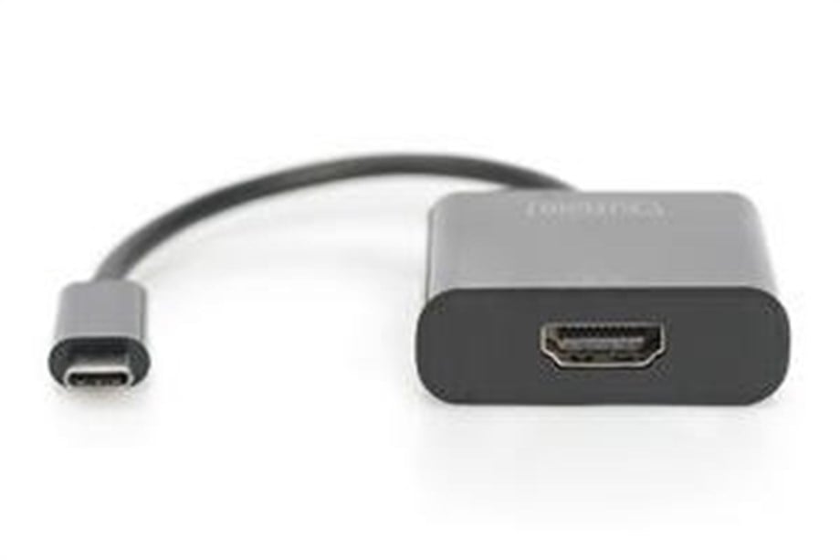 DIGITUS DA-70852 USB TYPE-C 4K HDMI ADAPTÖR HDMI TO TYPE-C ÇEVİRİCİ