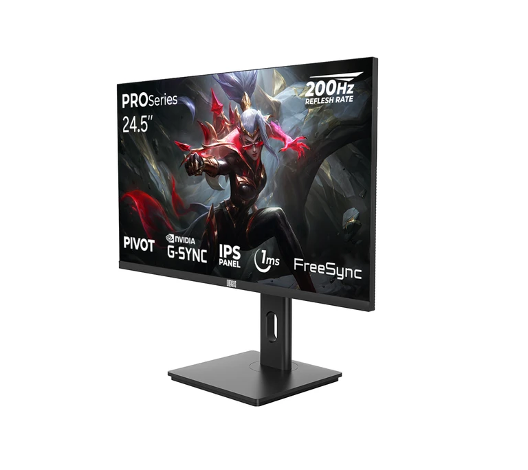 Dragos PRO Series P245FHD200 24.5" 1 ms Full HD Pivot IPS 200 Hz Oyuncu Monitörü - Görsel 3