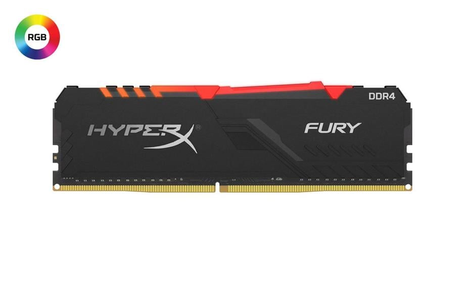Kingston Hyperx FURY RGB 8 GB 3200 MHz DDR4 CL16 HX432C16FB3A/8 Ram