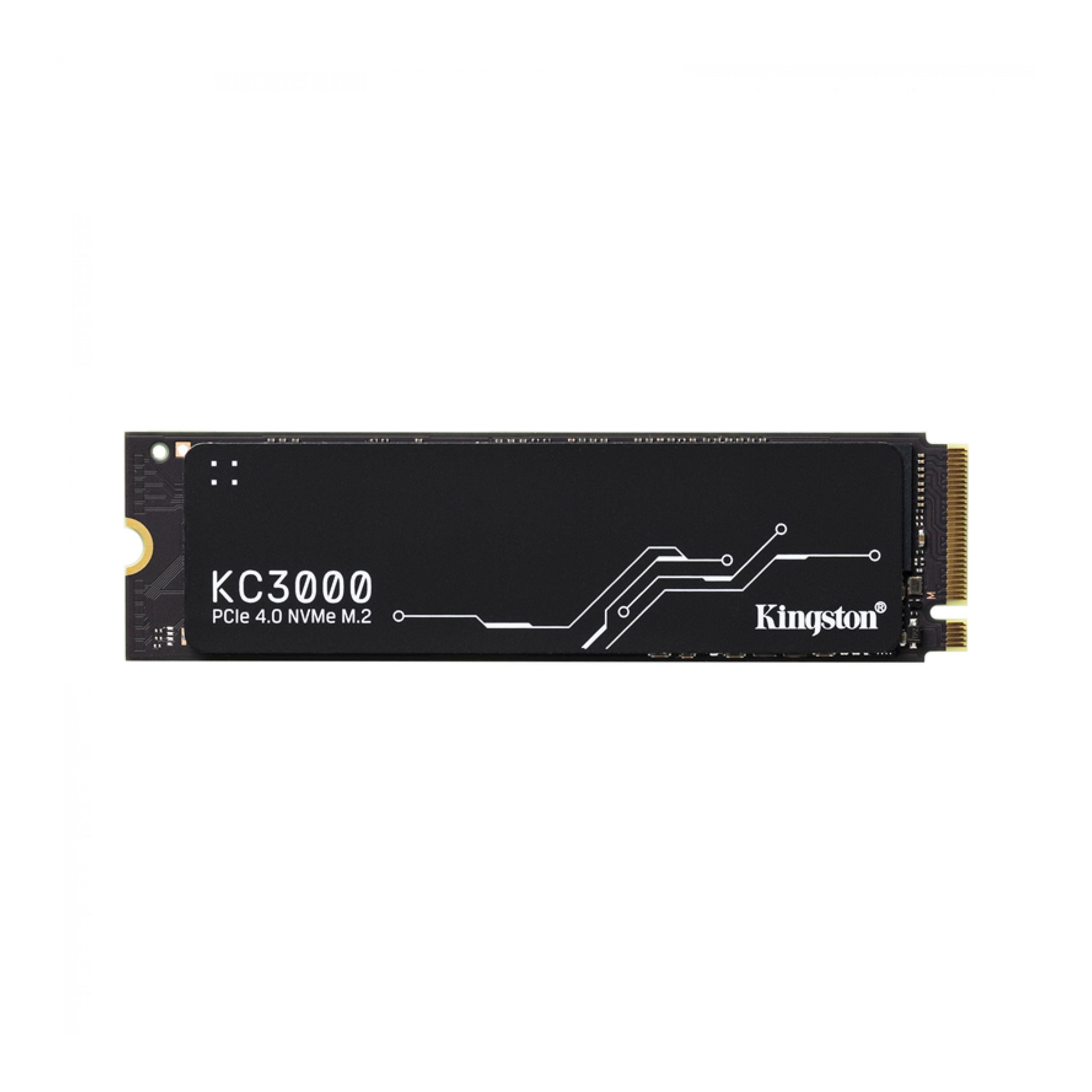 Kingston KC3000 512GB PCIe 4.0 x4 M.2 22x80 NVMe 7000-3900 SSD SKC3000S/512G - Görsel 2