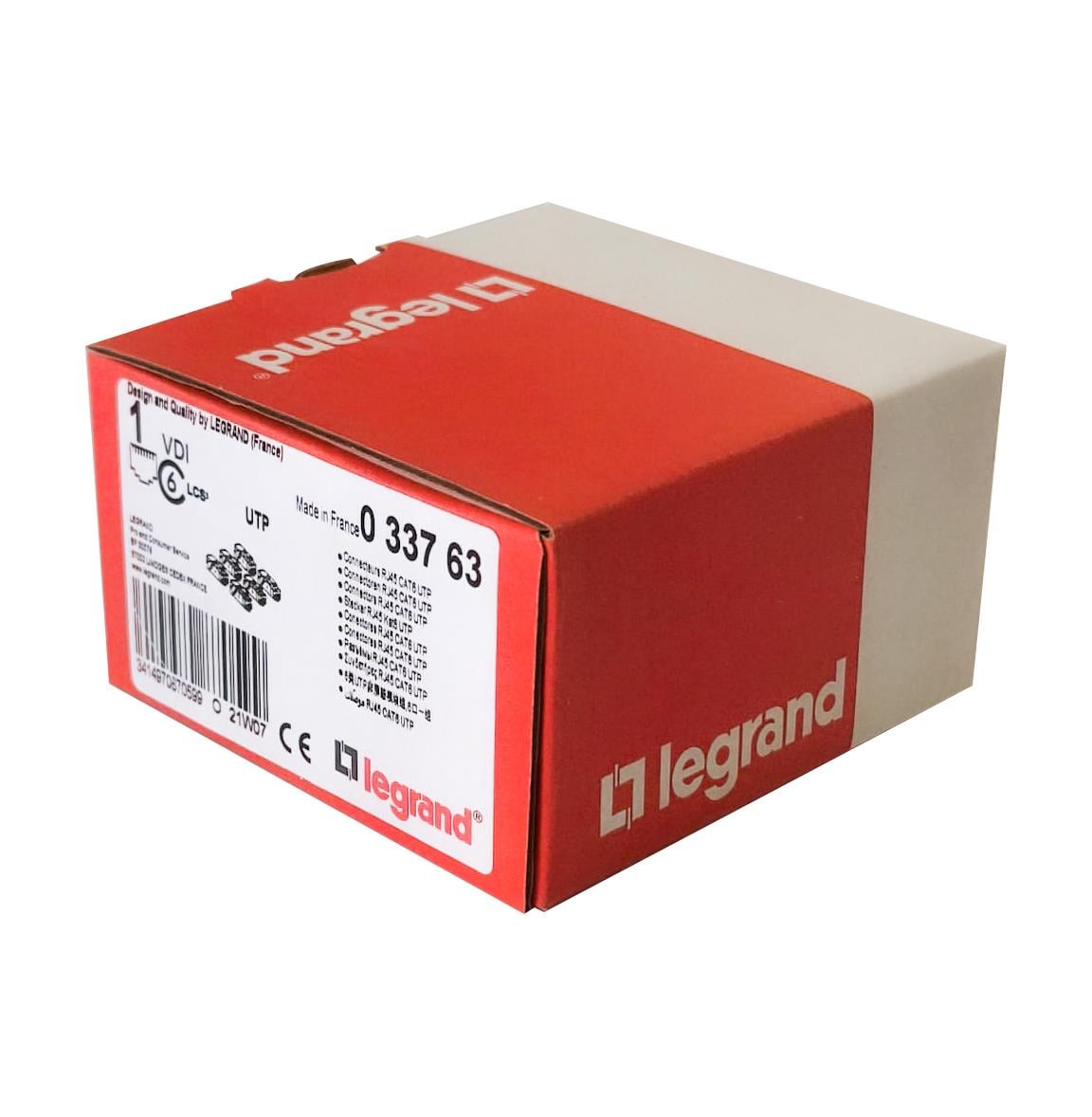Legrand Connector 6 LI RJ45 TAKIM 033763 Keystone Jack Konnektör 6 Adet RJ45 BOX