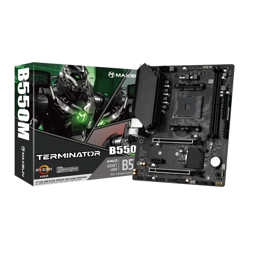 Maxsun Terminator B550M AMD AM4 DDR4 Micro ATX Anakart