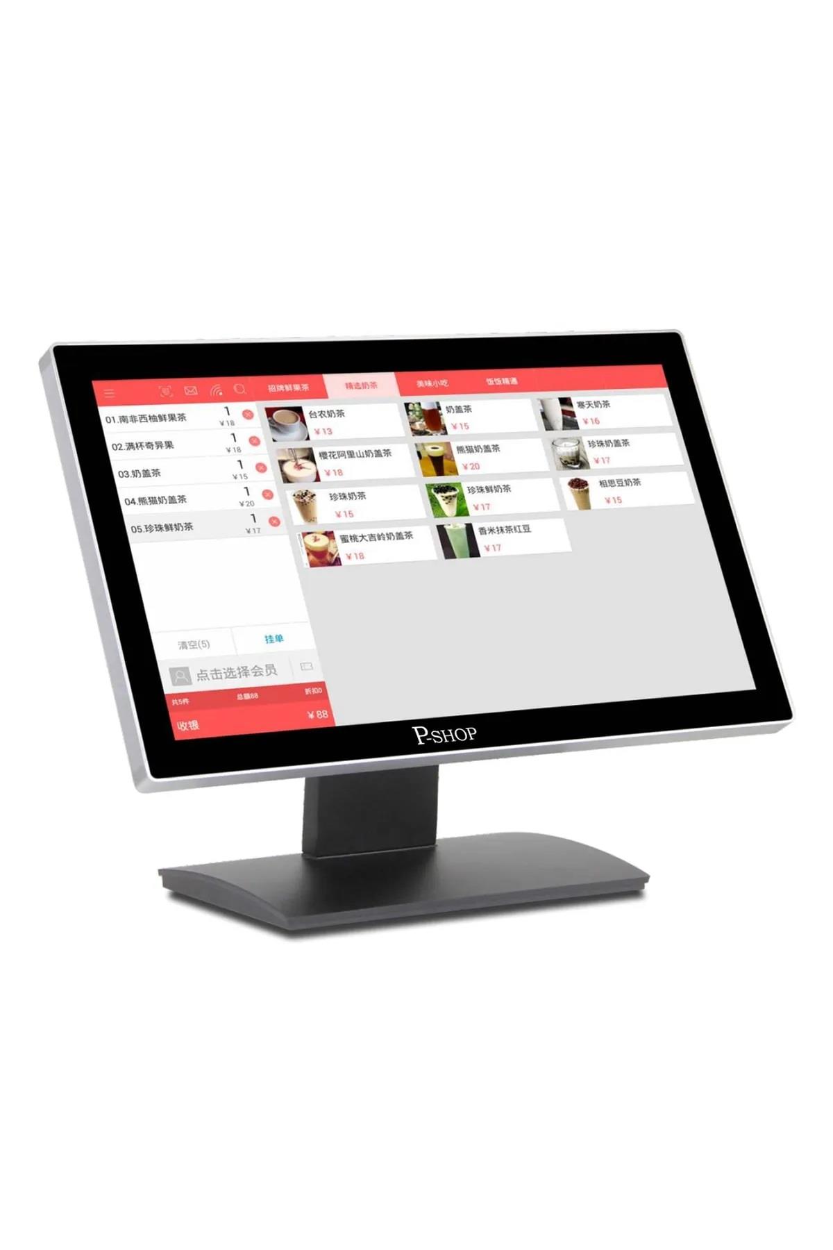 P-SHOP P855-8128DSW İ5 8GB 128GB 18,5" +11,6" MÜŞ.GÖSTERGELİ DOKUNMATİK POS PC