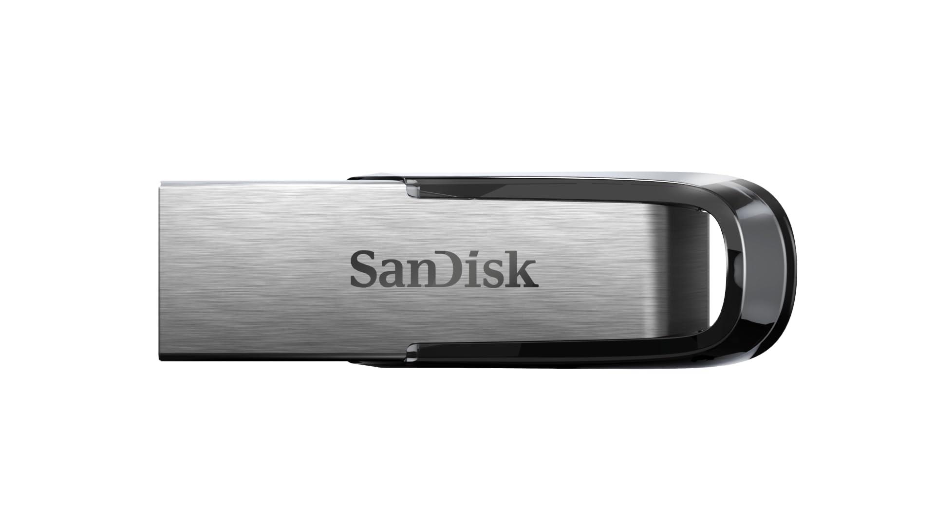 Sandisk SDCZ73-064G-G46 64GB Ultra Flair Metal 3.0 USB Flash Bellek Black
