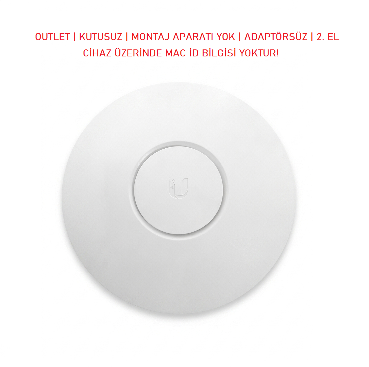 Ubiquiti UBNT UAP-LR 2,4 Ghz UniFi Enterprise AP-Long Range 300Mbps Access Point | Kutusuz | Outlet | Adaptörsüz | Montaj Aparatı Yok | 2. El