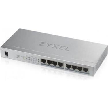 ZYXEL GS-1008HP 8-PRT GB UNMANAGE 60w FULL PoE GIGABIT Yönetilemez Switch Desktop - Görsel 2