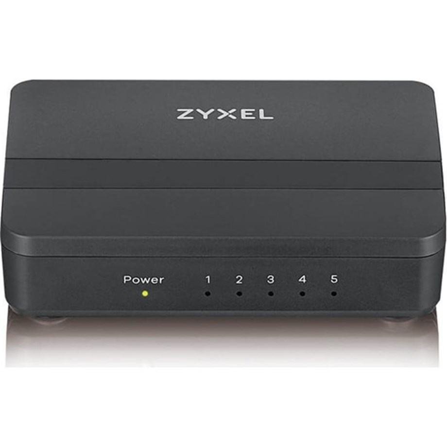 Zyxel GS105S v2 5-Port 10/100/1000Mbps Tak-Kullan Port-Önceliklendirme Destekli Gigabit Switch