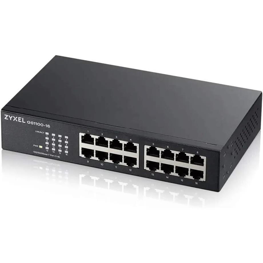 ZYXEL GS1100-16 16 PORT GB UNMANAGED SW V3 EU0103F