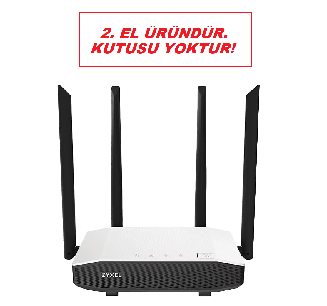 Zyxel NBG6615 1200 Mbps Access Point 2. El Adaptörlü Kutusuz