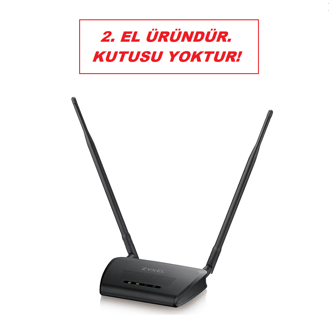Zyxel WAP3205 V3 300 Mbps Access Point 2. El Adaptörlü Kutusuz